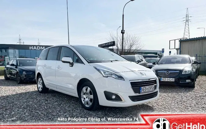 samochody osobowe Peugeot 5008 cena 43900 przebieg: 181600, rok produkcji 2015 z Sanok